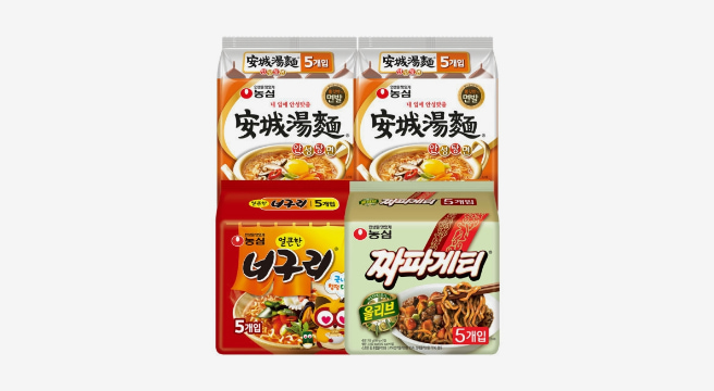 안성탕면10입 +너구리5입+짜파게티5입 (총 20봉)