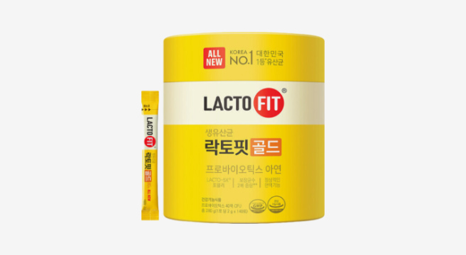 (G마켓단독)락토핏 골드 140포 1통(140일분) All New 리뉴얼 보장균수 40억CFU +코어30포 추가 증정