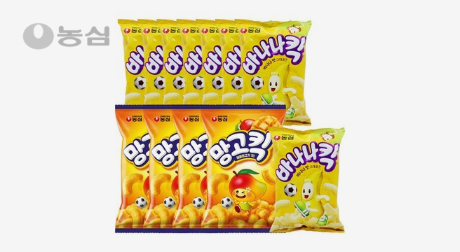농심 바나나킥 75g 8개+망고킥 100g 4개