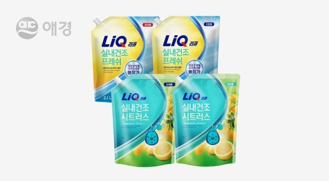 리큐 실내건조 프레시/시트러스 냄새제거 2종 2.1L 4개 일반/드럼 택 1