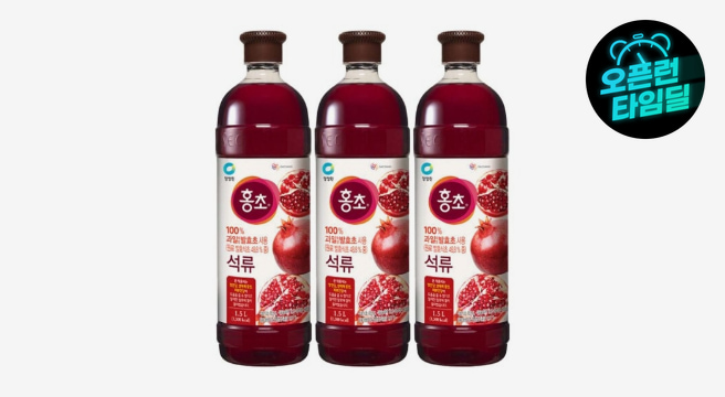 홍초 석류1.5L x 3병