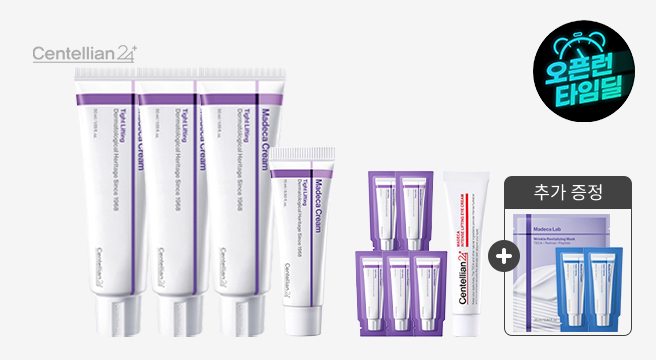 마데카크림 타이트리프팅50ml 3개+15ml+사은품(1ml 5개+아이크림15ml)
