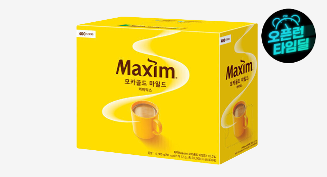 맥심 모카골드 마일드400T ok캐쉬백종료()