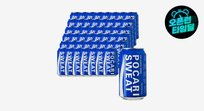 (타임딜) 포카리스웨트 340ml x 48CAN (2박스)