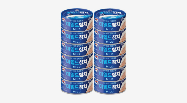 사조 마일드참치 12입(100gx6+85gx6)