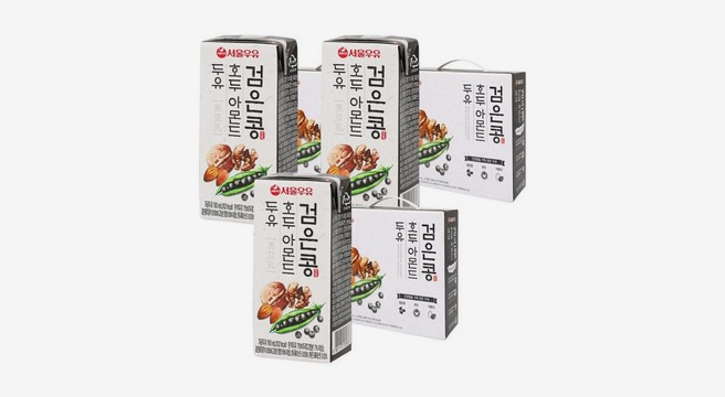 (타임딜) 검은콩호두아몬드 두유 190ml 20입3개 (60팩)