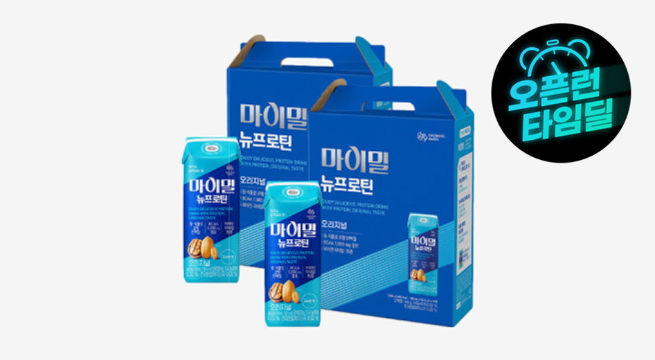 (12% 결제할인)마이밀 뉴프로틴 오리지널 190ml 32입