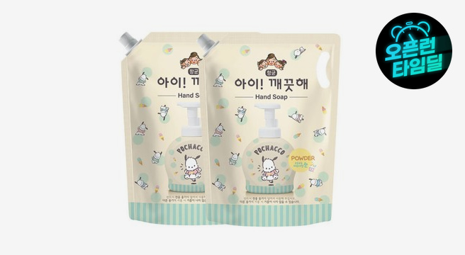 아이깨끗해X포차코 핸드워시 순향 리필 1.8L 2개