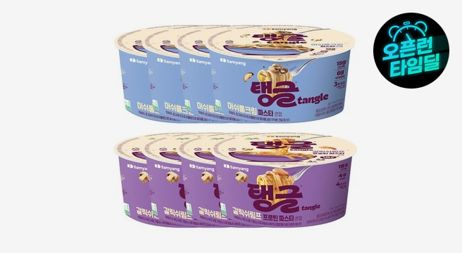 탱글 큰컵 갈릭쉬림프+머쉬룸크림 프로틴파스타 8개 +셀렉스 프로틴 당솔브 266g