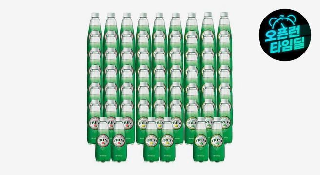트레비 라임+자몽+레몬 300ml 3종 60pet 탄산음료/ 라임맛 음료/ 자몽맛 음료/ 레몬맛 음료