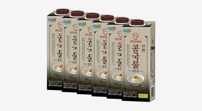 정식품 진한 콩국물 검은콩 950ml 6팩