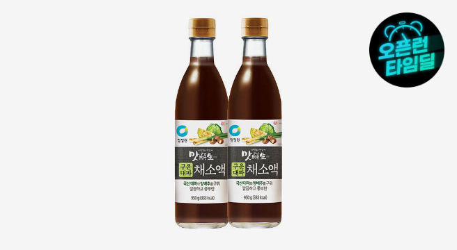 (1+1) 맛선생 구운대파채소액 950g 구매 시 1개 더 증정 (총 2개)