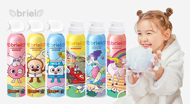 브리엘 유아 버블클렌저 200ml/300ml/거품목욕/입욕제/썬크림/수딩젤/스킨케어