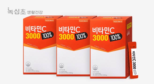 비타민C 3000mg (총 300포) 고함량 비타민C 100%/ GMP시설 제조/ 식약처 기능성인정 건강기능식품