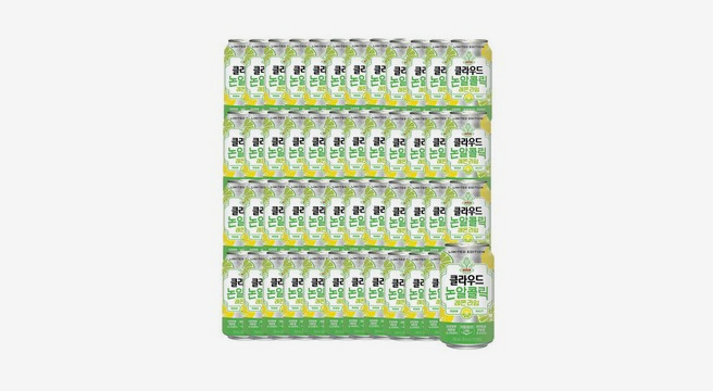 클라우드 논알콜릭 레몬라임 350ml x24입 x 2박스 +클라우드 논알콜릭 레몬라임 350mlx6입 2팩 증정
