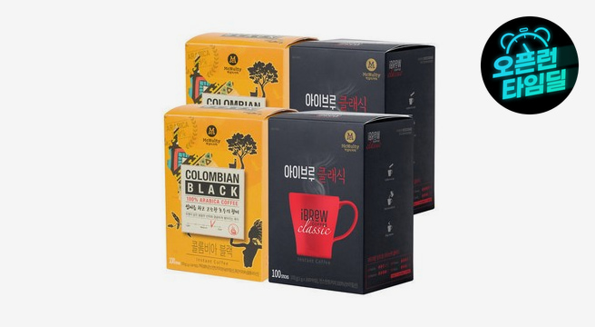 콜롬비아 블랙 100T 2개 + 아이브루 클래식 100T 2개 - G마켓 가격 28,900원
