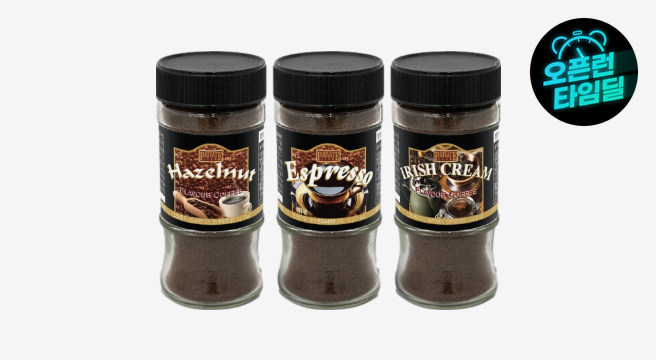 맥널티 병커피 3종(아이리쉬크림향 50g + 헤이즐넛향 50g + 에스프레소 50g) - G마켓 가격 14,900원