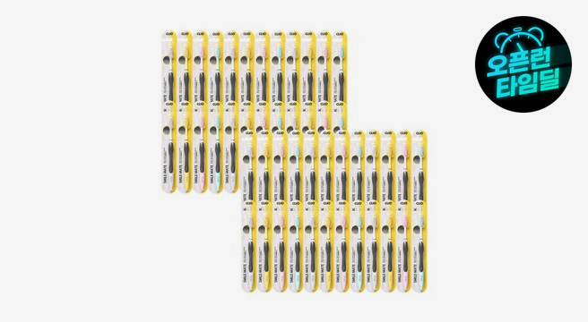 크리오 스마일메이트 초극세모칫솔 대용량 24입+24입 - G마켓 가격 10,900원