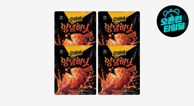 (플래시딜)고메 소바바 양념 순살 240g 4개 - G마켓 가격 18,600원