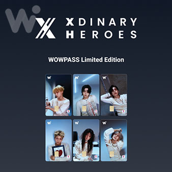 Xdinary Heroes WOWPASSカード Global Gmarket Mobile